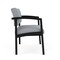 Lesro Lenox Steel Bariatric Chair Metal Frame, Black, RS Fog Upholstery LS1401 - alternate 3